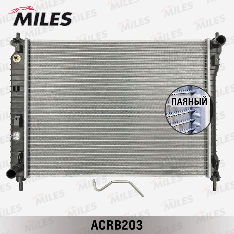 Радиатор, охлаждение двигателя MILES ACRB203