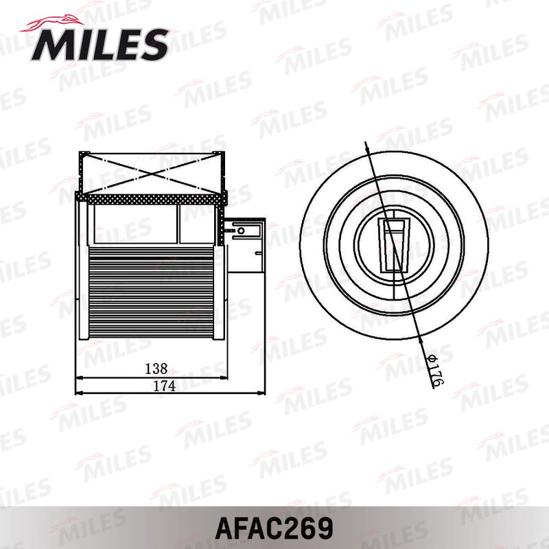 Воздушный фильтр MILES AFAC269