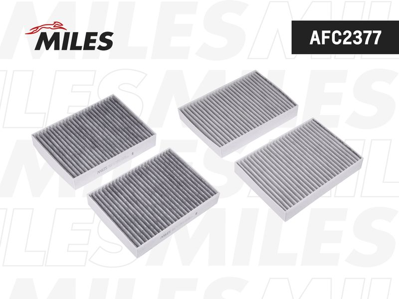Комплект фильтра, салонный воздух MILES AFC2377