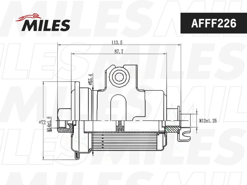 Топливный фильтр MILES AFFF226