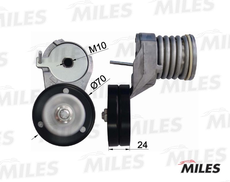 Натяжная планка, поликлиновой ремень MILES AG00048