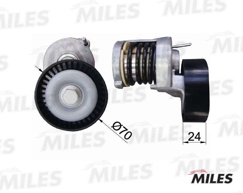 Натяжная планка, поликлиновой ремень MILES AG00302