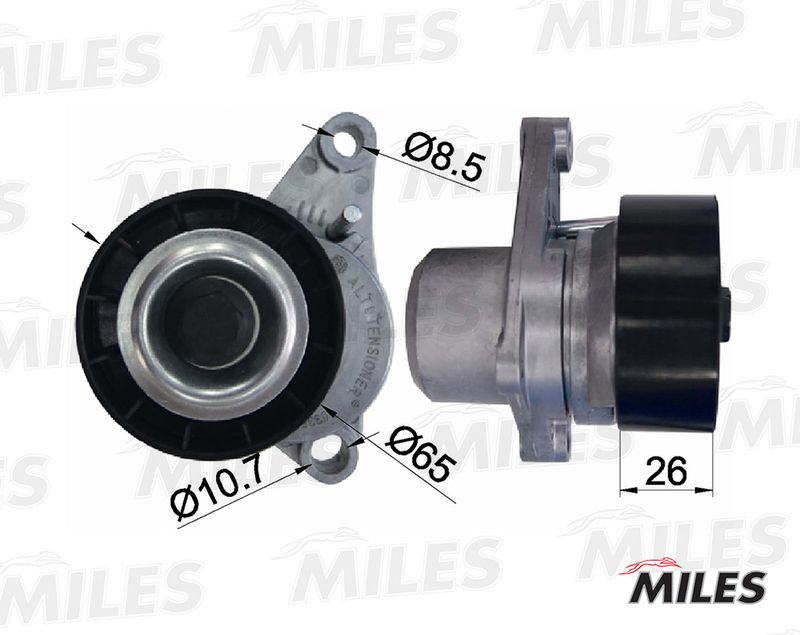 Натяжная планка, поликлиновой ремень MILES AG00303