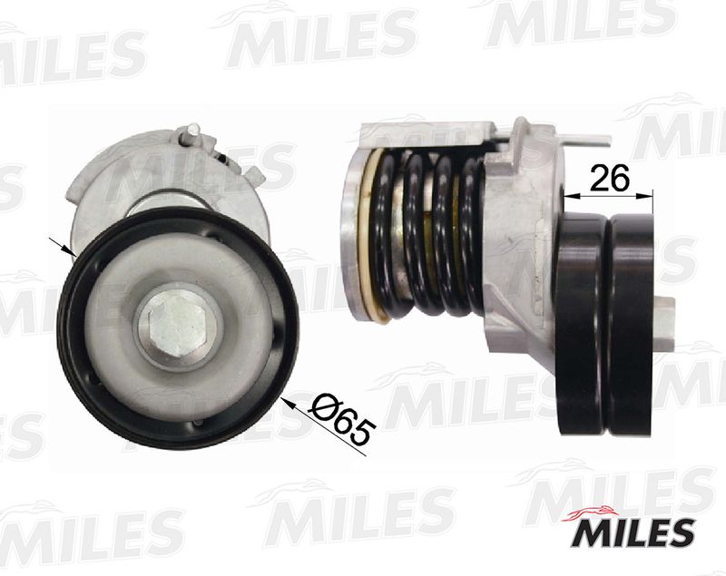 Натяжная планка, поликлиновой ремень MILES AG00314