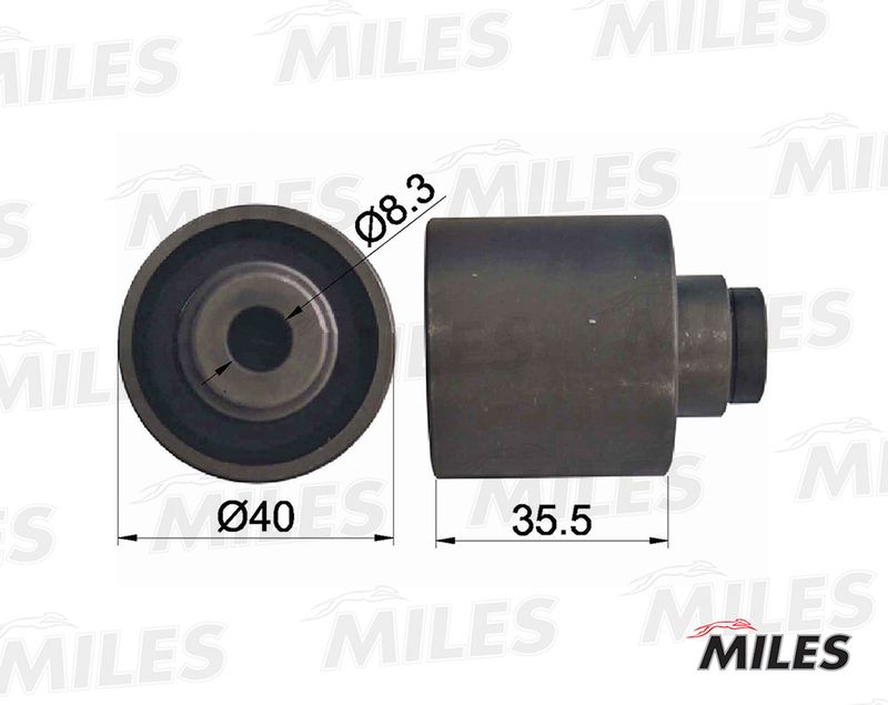 Паразитный / Ведущий ролик, зубчатый ремень MILES AG02047