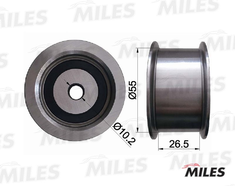 Паразитный / Ведущий ролик, зубчатый ремень MILES AG02067