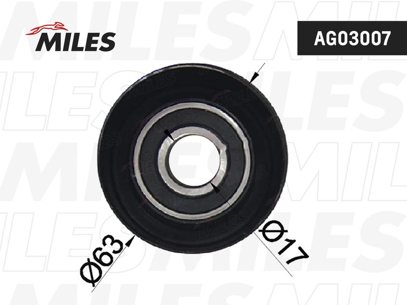 Натяжная планка, поликлиновой ремень MILES AG03007