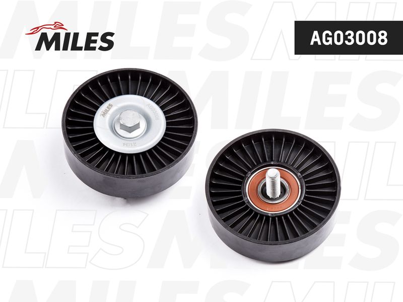 Паразитный / ведущий ролик, поликлиновой ремень MILES AG03008
