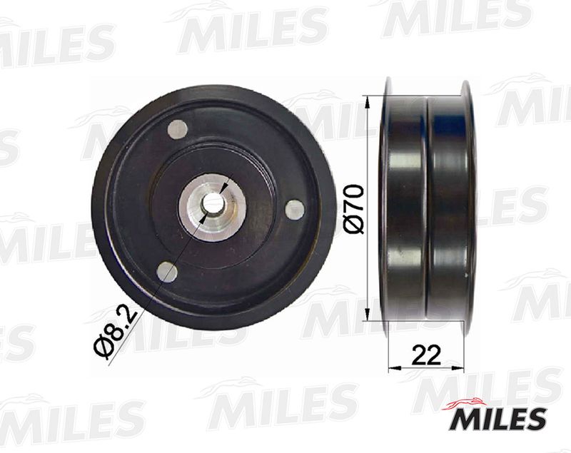 Паразитный / ведущий ролик, поликлиновой ремень MILES AG03031