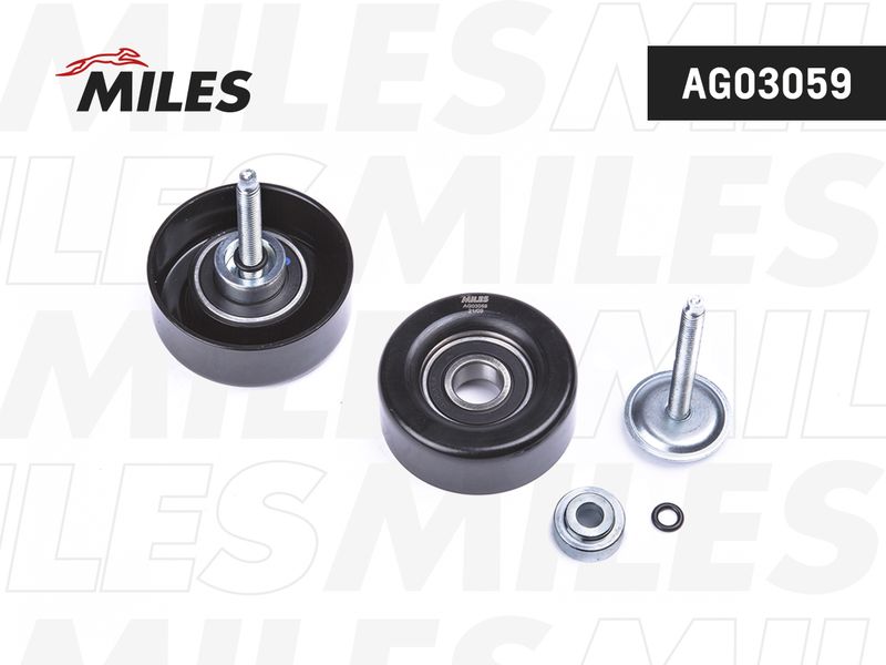 Паразитный / ведущий ролик, поликлиновой ремень MILES AG03059