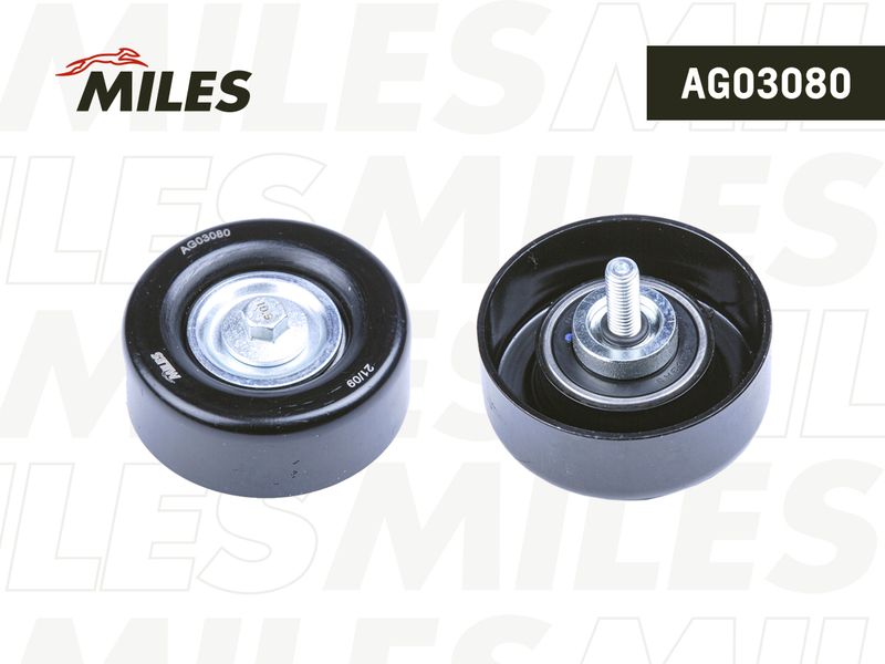 Паразитный / ведущий ролик, поликлиновой ремень MILES AG03080