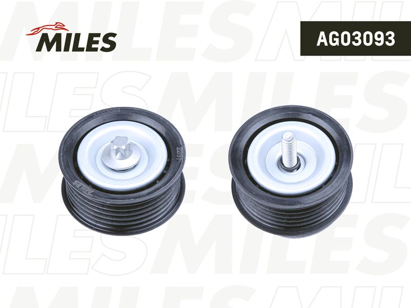 Паразитный / ведущий ролик, поликлиновой ремень MILES AG03093