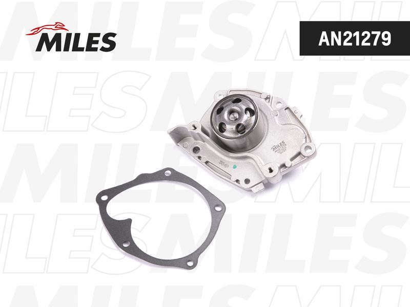 Водяной насос, охлаждение двигателя MILES AN21279