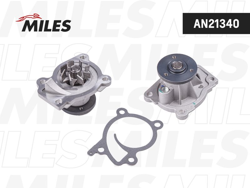 Водяной насос, охлаждение двигателя MILES AN21340