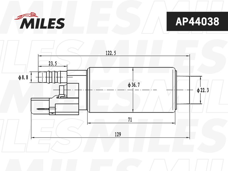 Топливный насос MILES AP44038