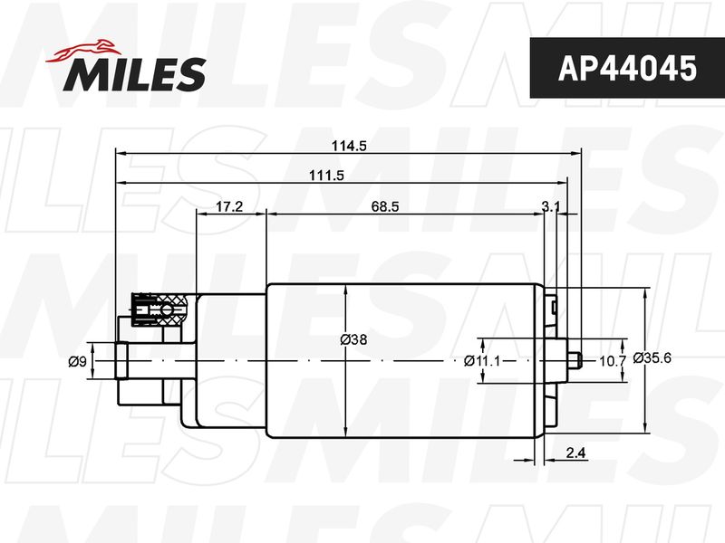 Топливный насос MILES AP44045