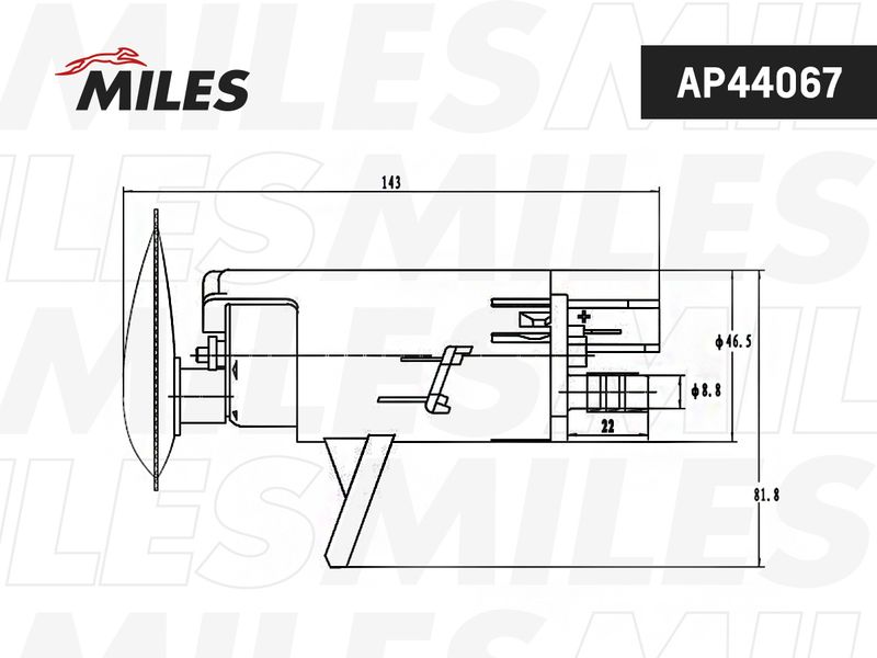 Топливный насос MILES AP44067