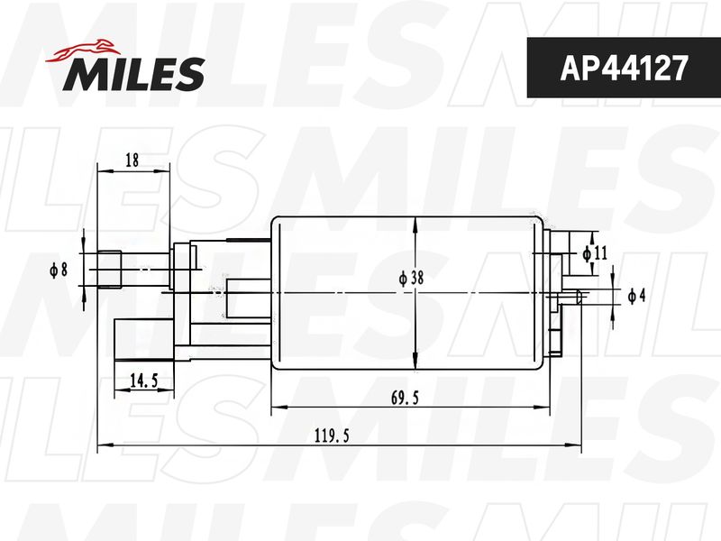 Топливный насос MILES AP44127