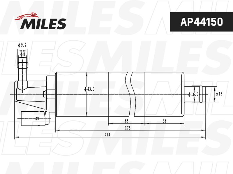 Топливный насос MILES AP44150