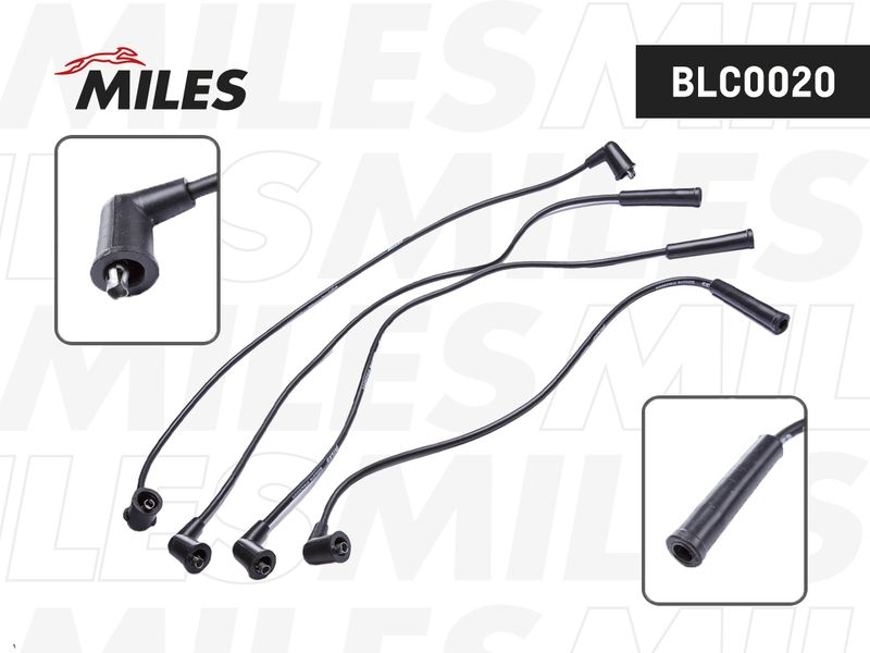 Комплект проводов зажигания MILES BLC0020