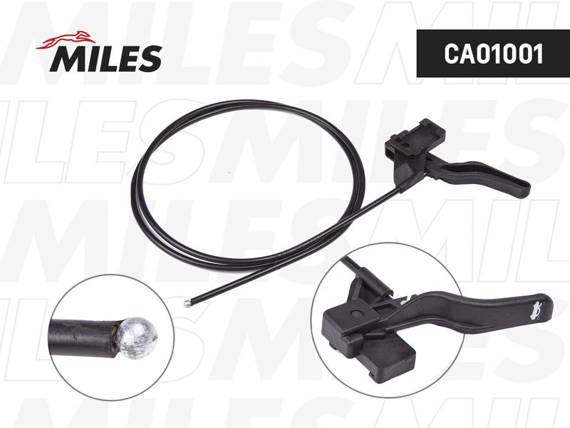 Тросик замка капота MILES CA01001
