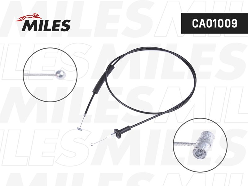 Тросик замка капота MILES CA01009