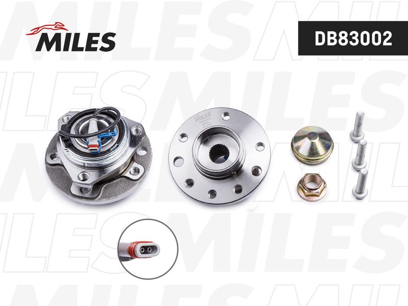 Комплект подшипника ступицы колеса MILES DB83002