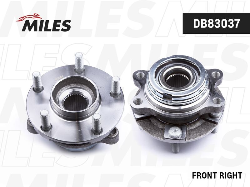 Комплект подшипника ступицы колеса MILES DB83037