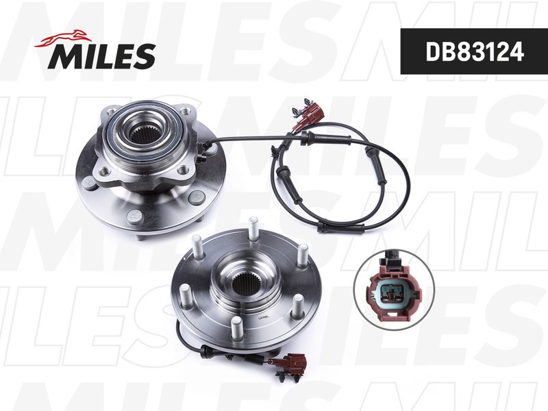 Комплект подшипника ступицы колеса MILES DB83124