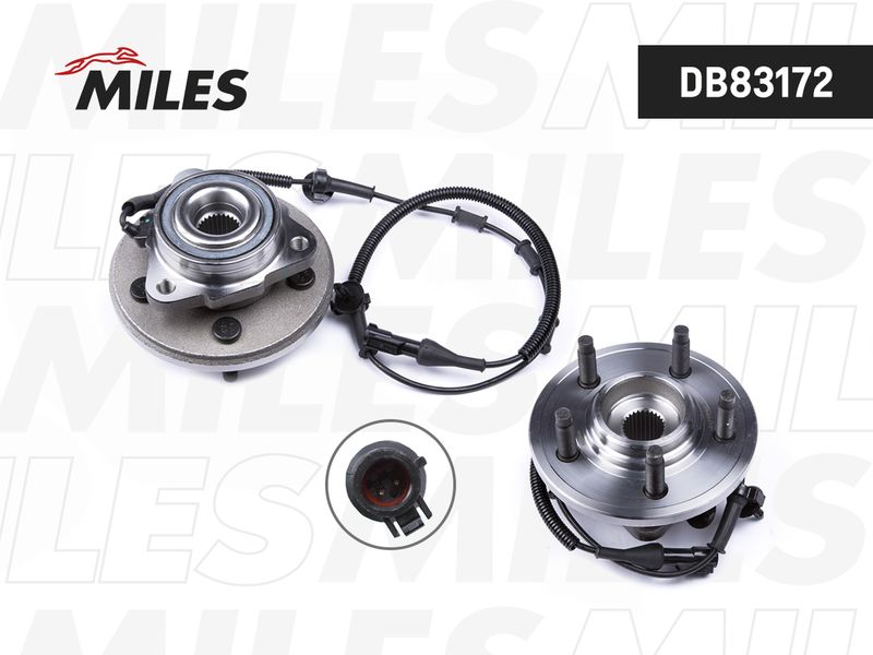 Комплект подшипника ступицы колеса MILES DB83172