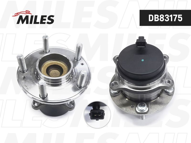 Комплект подшипника ступицы колеса MILES DB83175