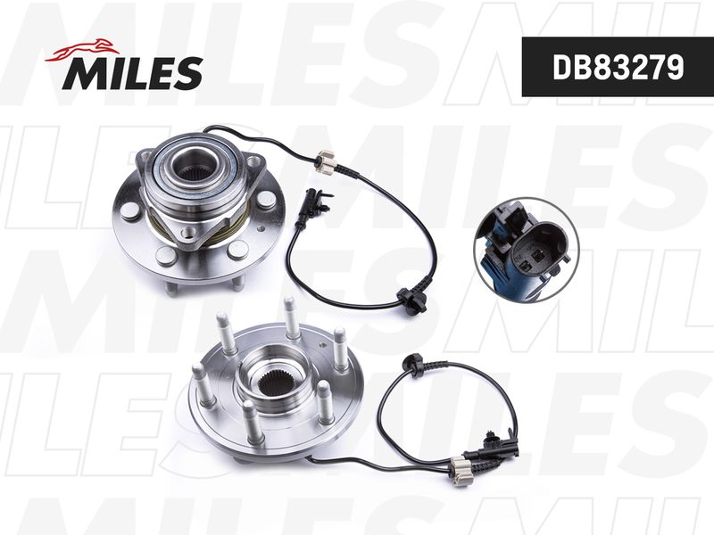 Комплект подшипника ступицы колеса MILES DB83279