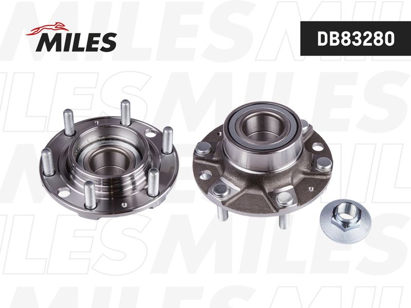 Комплект подшипника ступицы колеса MILES DB83280