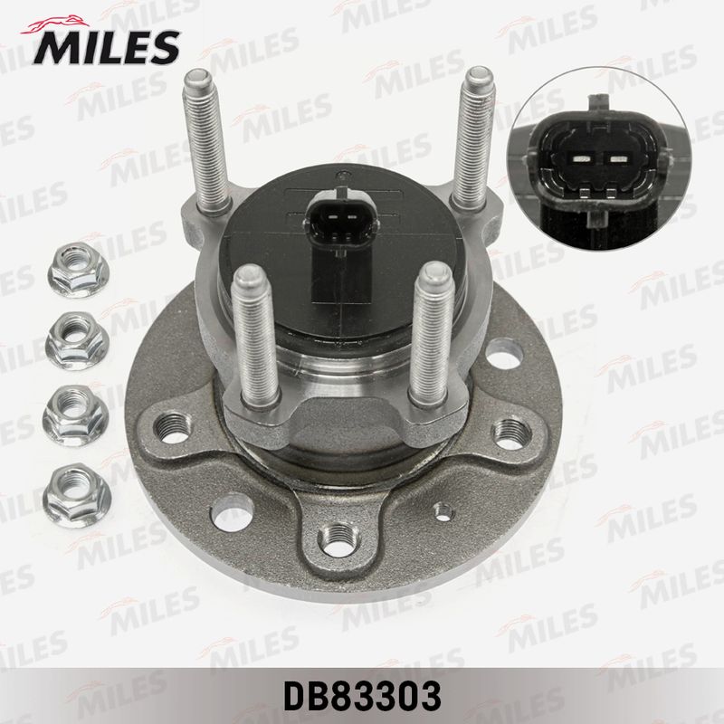 Комплект подшипника ступицы колеса MILES DB83303