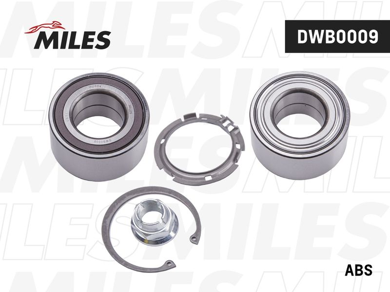 Комплект подшипника ступицы колеса MILES DWB0009