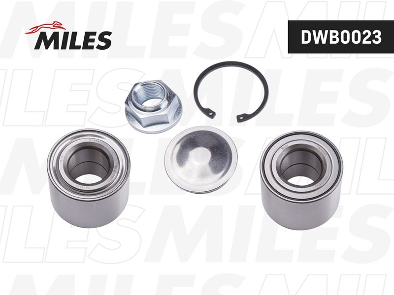 Комплект подшипника ступицы колеса MILES DWB0023