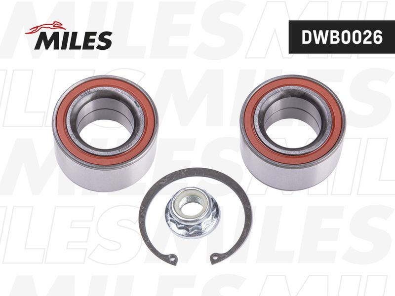Комплект подшипника ступицы колеса MILES DWB0026