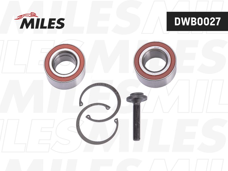 Комплект подшипника ступицы колеса MILES DWB0027