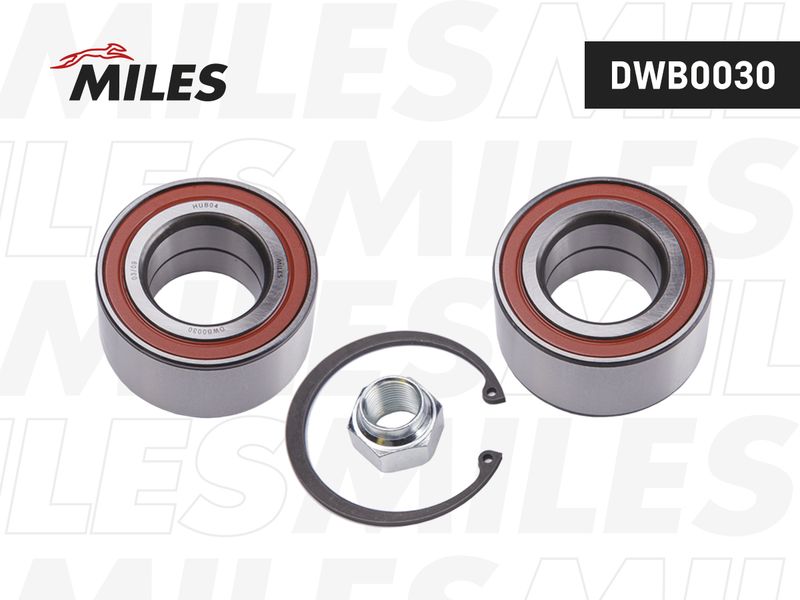 Комплект подшипника ступицы колеса MILES DWB0030