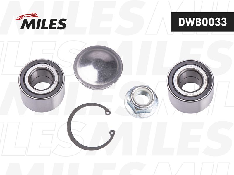 Комплект подшипника ступицы колеса MILES DWB0033