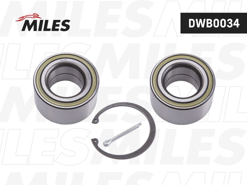 Комплект подшипника ступицы колеса MILES DWB0034