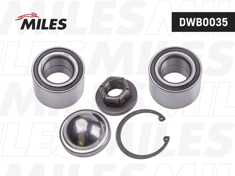 Комплект подшипника ступицы колеса MILES DWB0035
