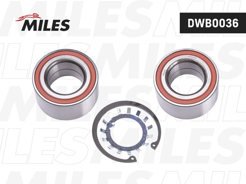 Комплект подшипника ступицы колеса MILES DWB0036