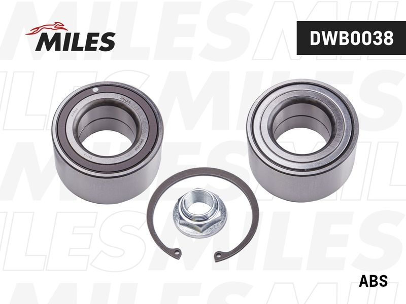 Комплект подшипника ступицы колеса MILES DWB0038