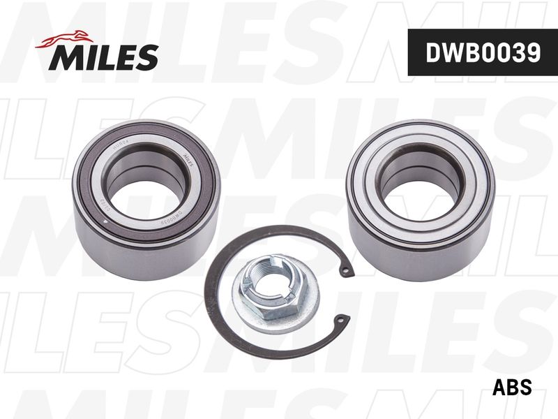 Комплект подшипника ступицы колеса MILES DWB0039