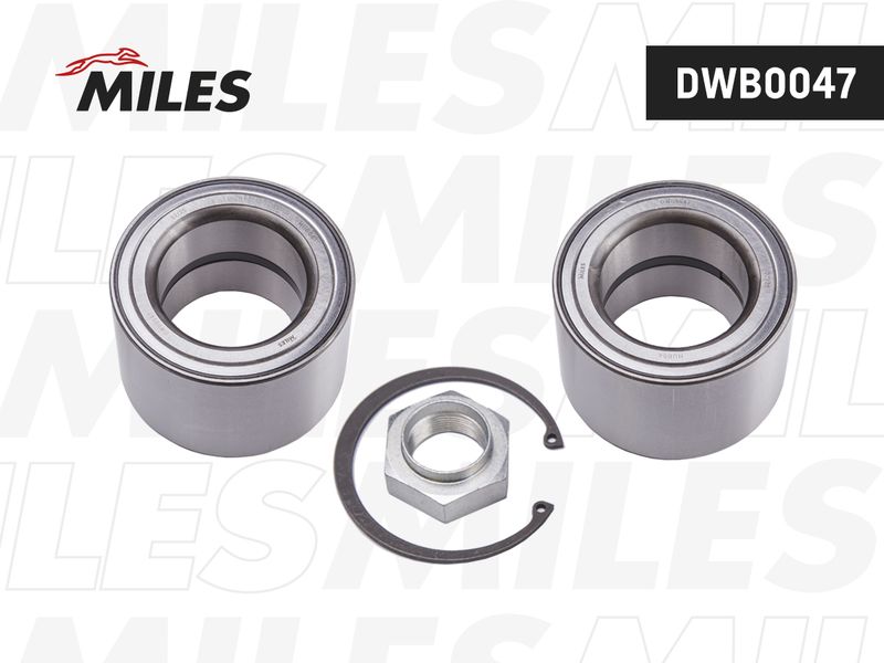 Комплект подшипника ступицы колеса MILES DWB0047