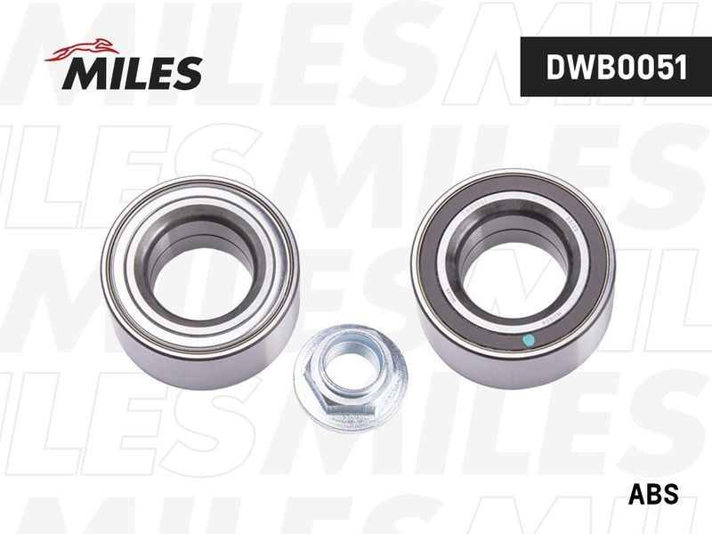 Комплект подшипника ступицы колеса MILES DWB0051