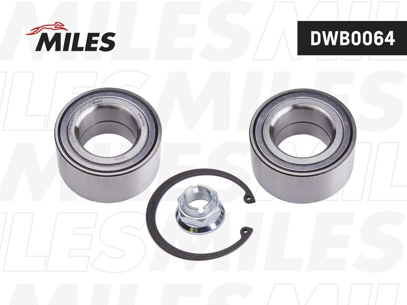 Комплект подшипника ступицы колеса MILES DWB0064