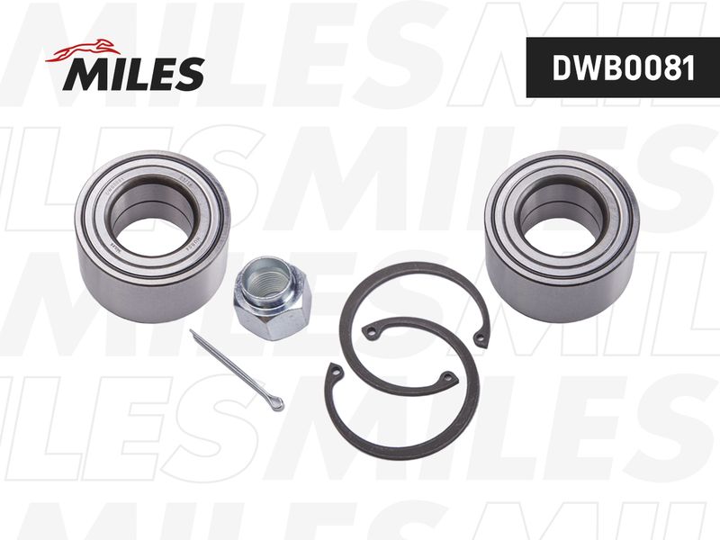Комплект подшипника ступицы колеса MILES DWB0081