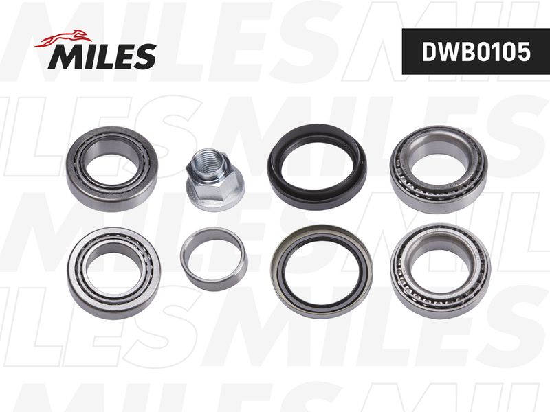 Комплект подшипника ступицы колеса MILES DWB0105